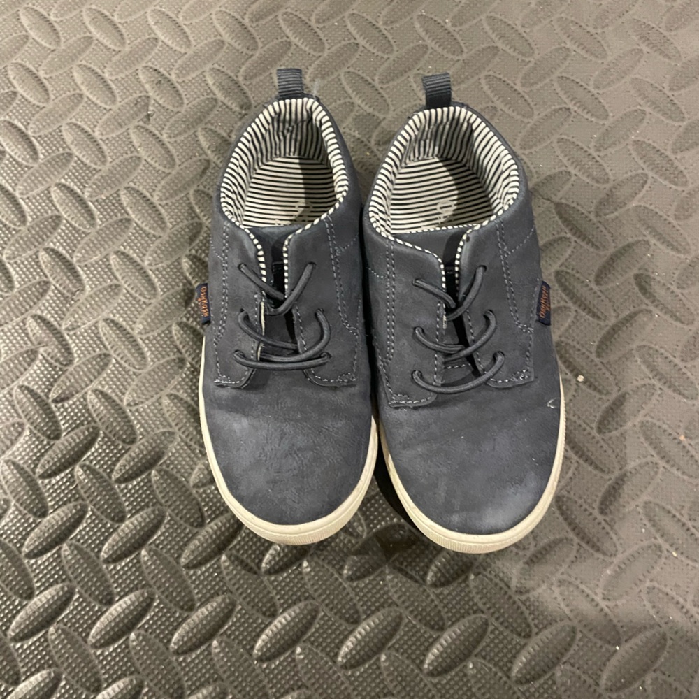 OshKosh B'gosh Navy and White Kids Sneakers